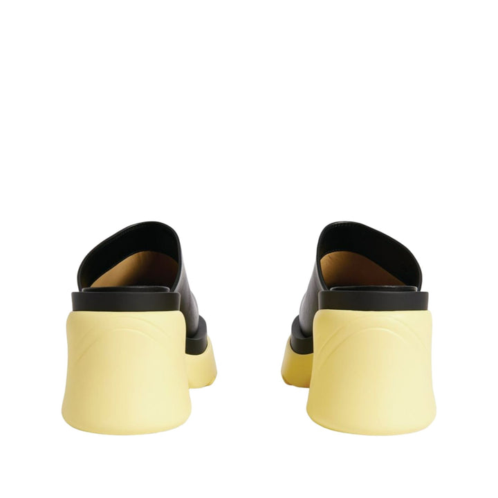 Bottega Veneta Flash Mules Black/Yellow