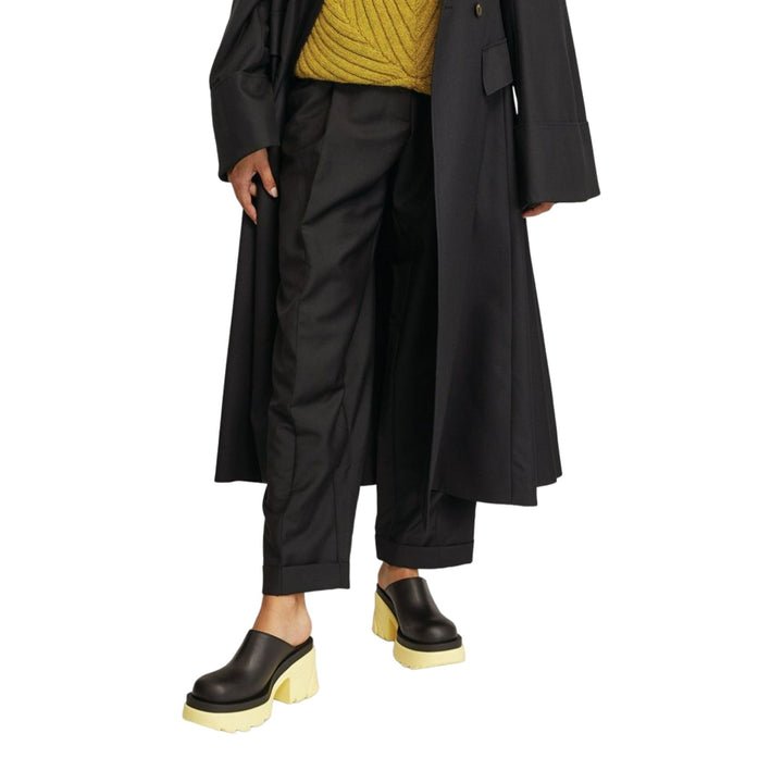 Bottega Veneta Flash Mules Black/Yellow