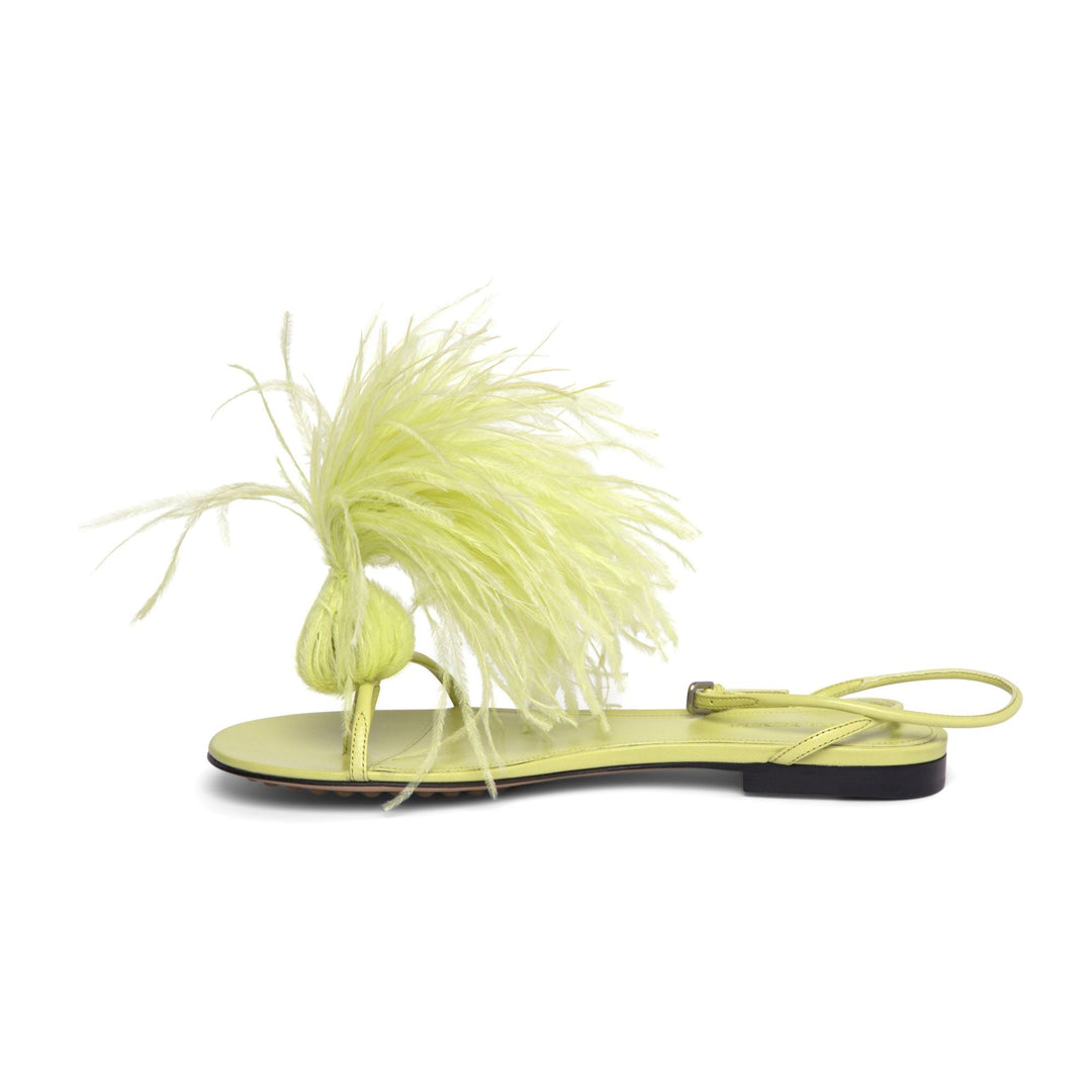 Bottega Veneta Leather Dot Sandals