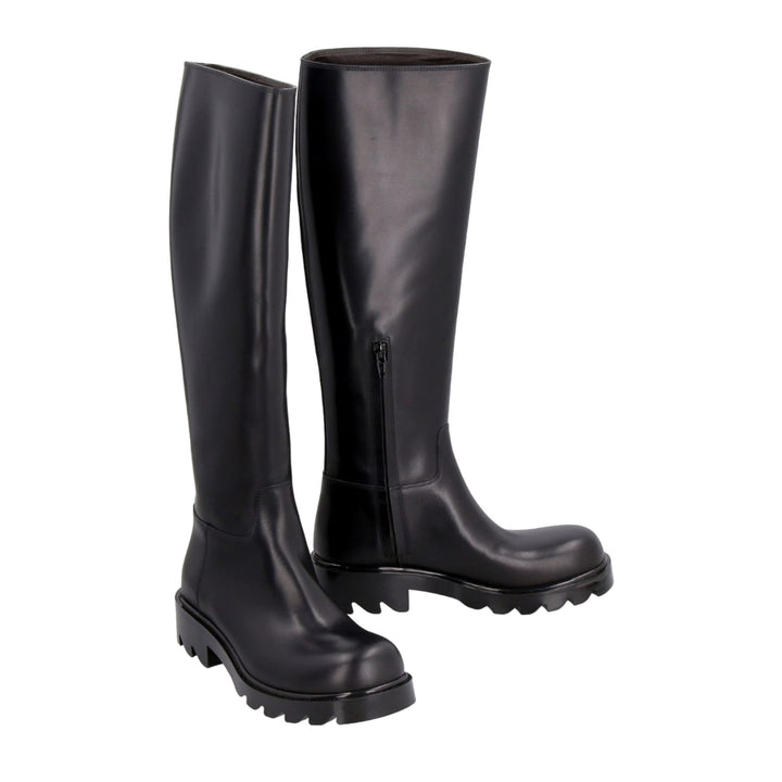 Bottega Veneta Strut High Boots in Black