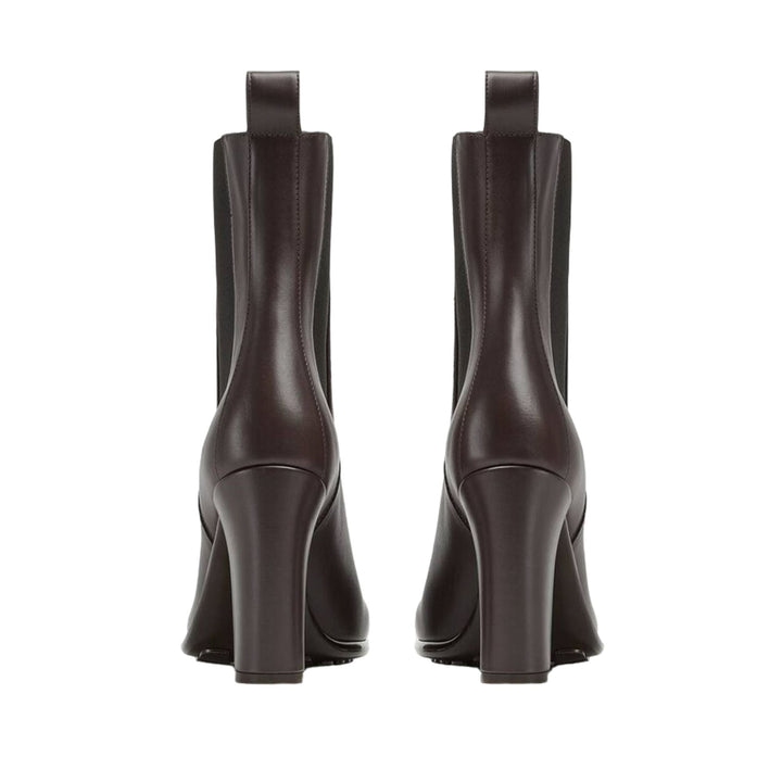 Bottega Veneta Leather Storm Chelsea Boots Brown