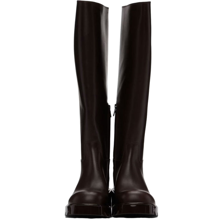 Bottega Veneta Strut High Boots in Brown