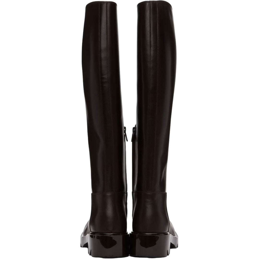 Bottega Veneta Strut High Boots in Brown