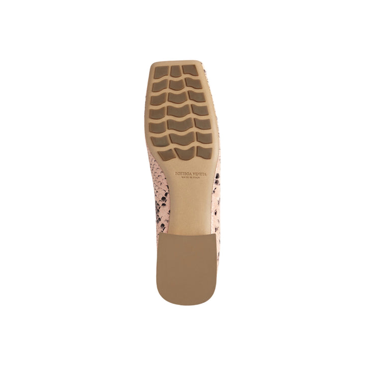 Bottega Veneta Tower Flat Ballerinas Orange/Black