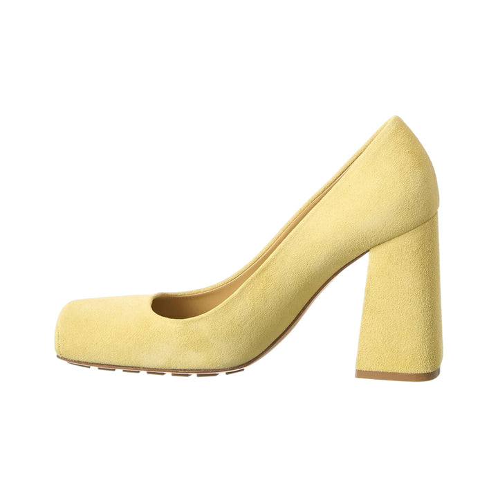 Bottega Veneta Suede Tower Pumps