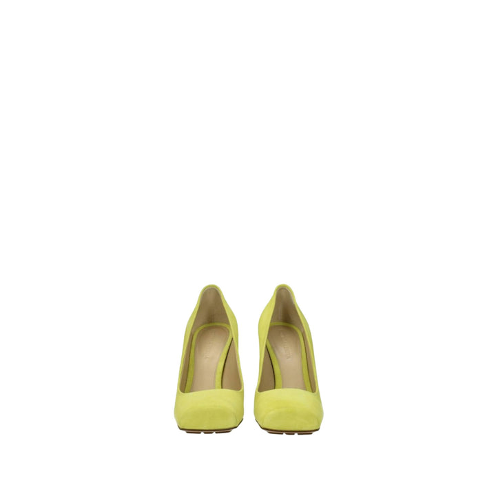 Bottega Veneta Suede Tower Pumps