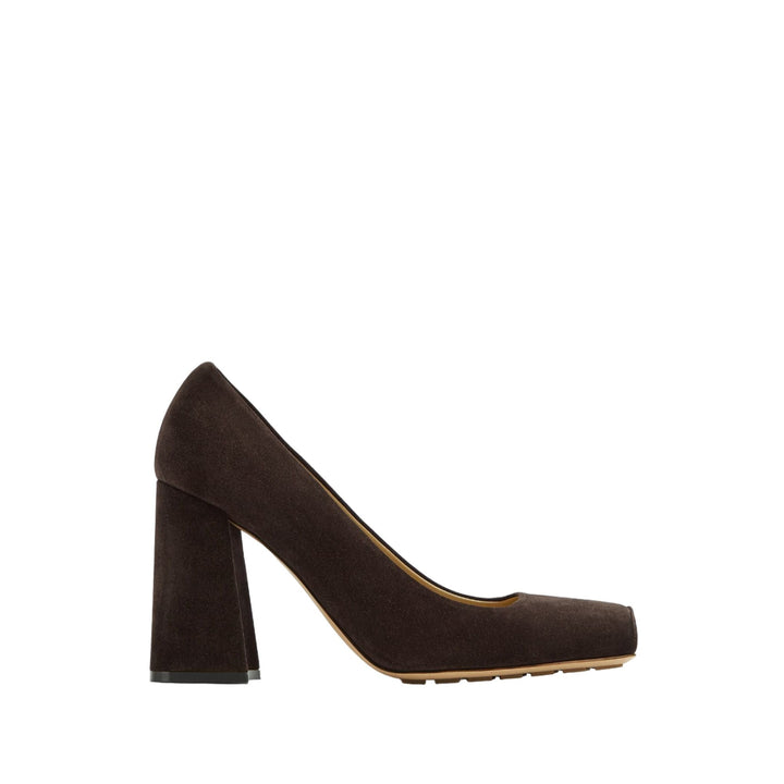 Bottega Veneta Suede Tower Pumps