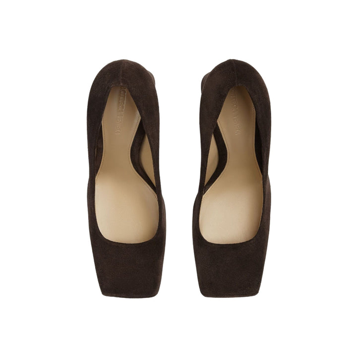 Bottega Veneta Suede Tower Pumps