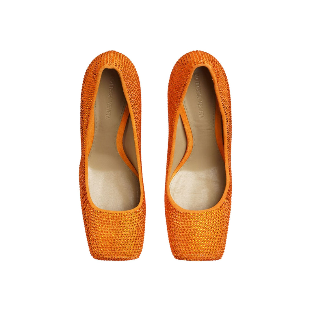 Bottega Veneta Sample Sale Bottega Veneta Tower Pumps Orange - Apparel & Accessories > Shoes > Heels Shoes | Designer outlet