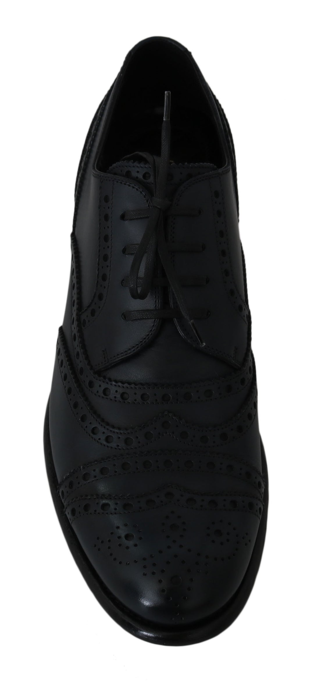 Dolce &amp; Gabbana Sample Sale Dolce &amp; Gabbana Dark Blue Leather Wingtip Oxford Dress Shoes - | Designer outlet