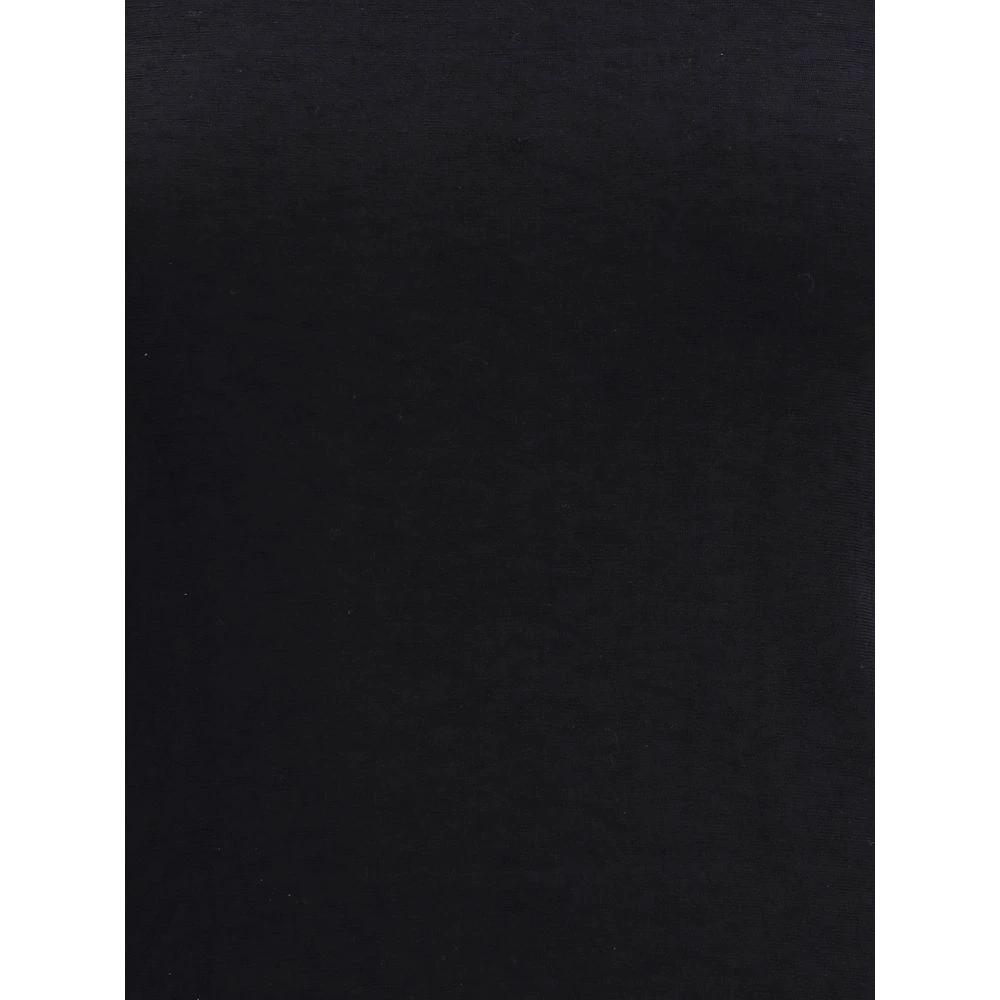 Wolford Black Cotton Sleeveles T-Shirt