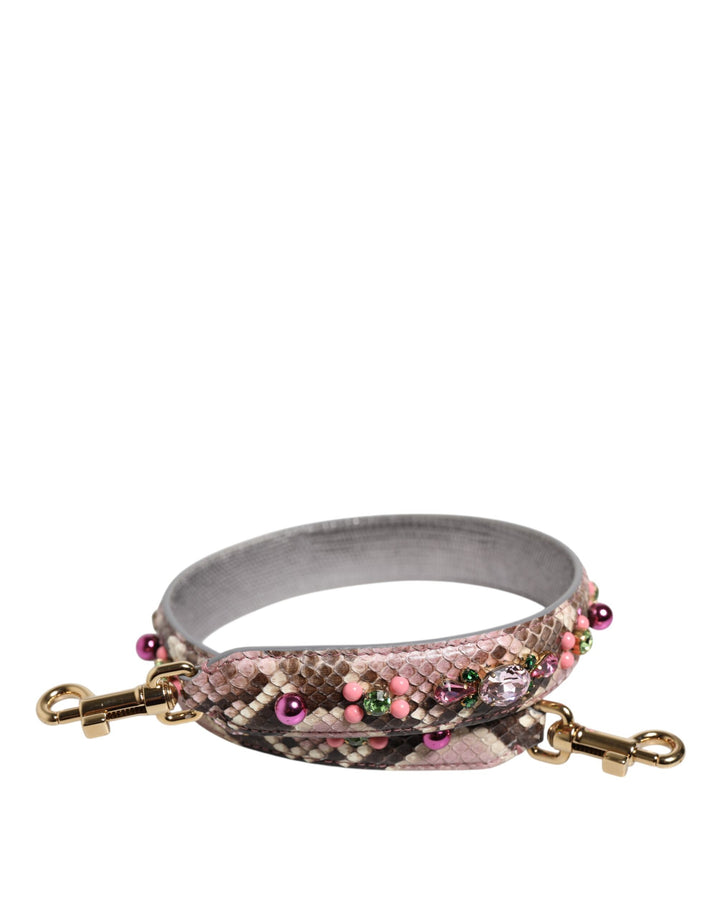Dolce & Gabbana Multicolor Embellished Handbag Shoulder Strap by Dolce & Gabbana outlet now on sale