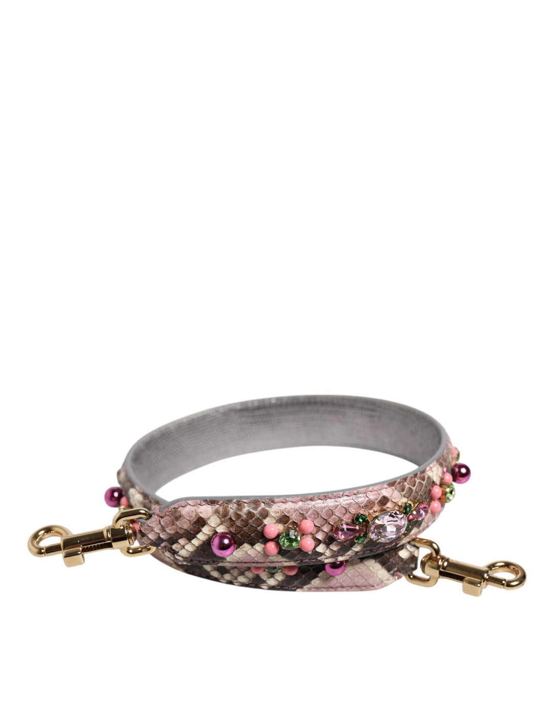 Dolce & Gabbana Multicolor Embellished Handbag Shoulder Strap by Dolce & Gabbana outlet now on sale