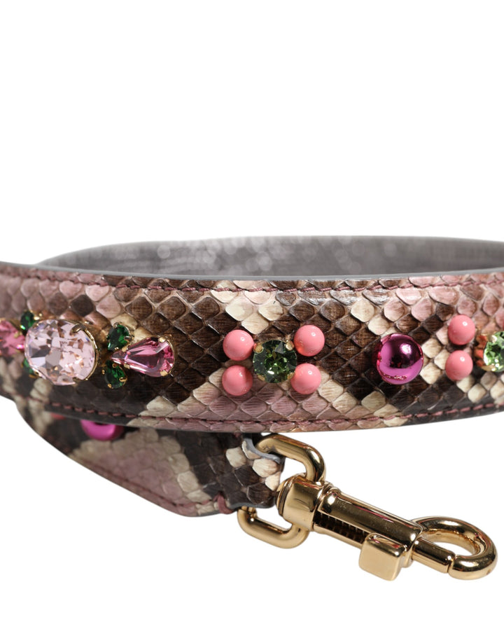 Dolce & Gabbana Multicolor Embellished Handbag Shoulder Strap by Dolce & Gabbana outlet now on sale
