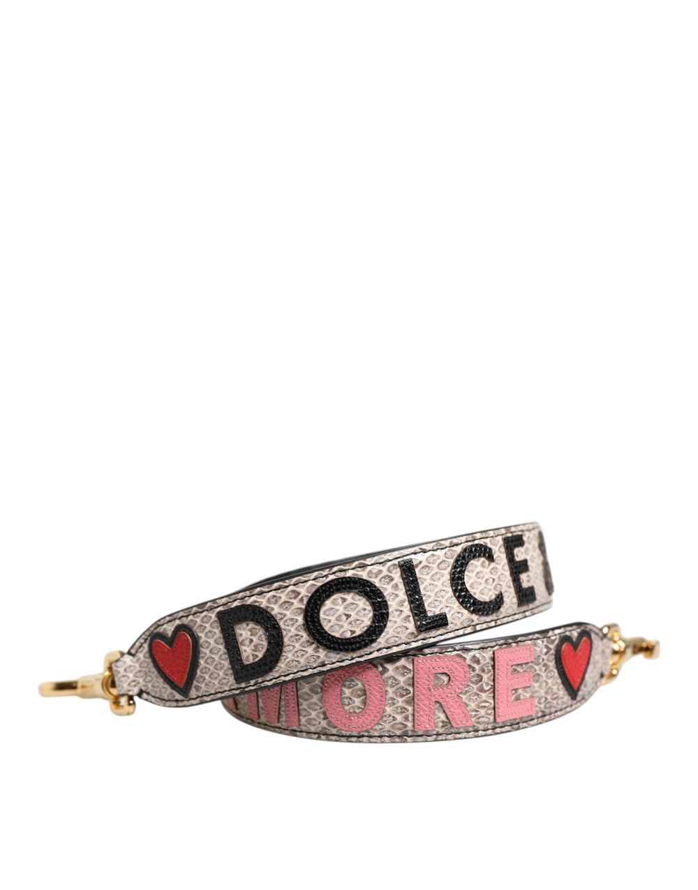 Dolce & Gabbana Multicolor DG AMORE Patch Bag Accessory Shoulder Strap by Dolce & Gabbana outlet now on sale