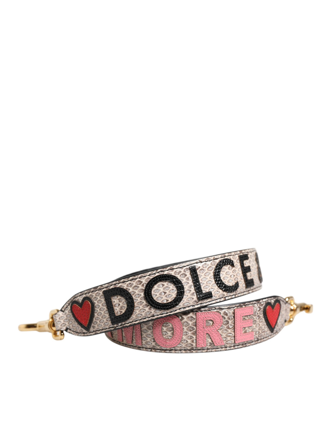Dolce & Gabbana Multicolor DG AMORE Patch Bag Accessory Shoulder Strap by Dolce & Gabbana outlet now on sale