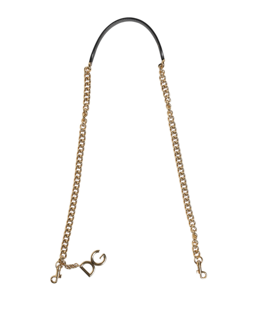 Dolce & Gabbana Brown Leopard Gold Brass Chain Accessory Shoulder Strap by Dolce & Gabbana outlet now on sale
