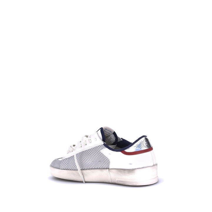 Golden Goose Red Calf Leather Bos Taurus Low Top Sneakers