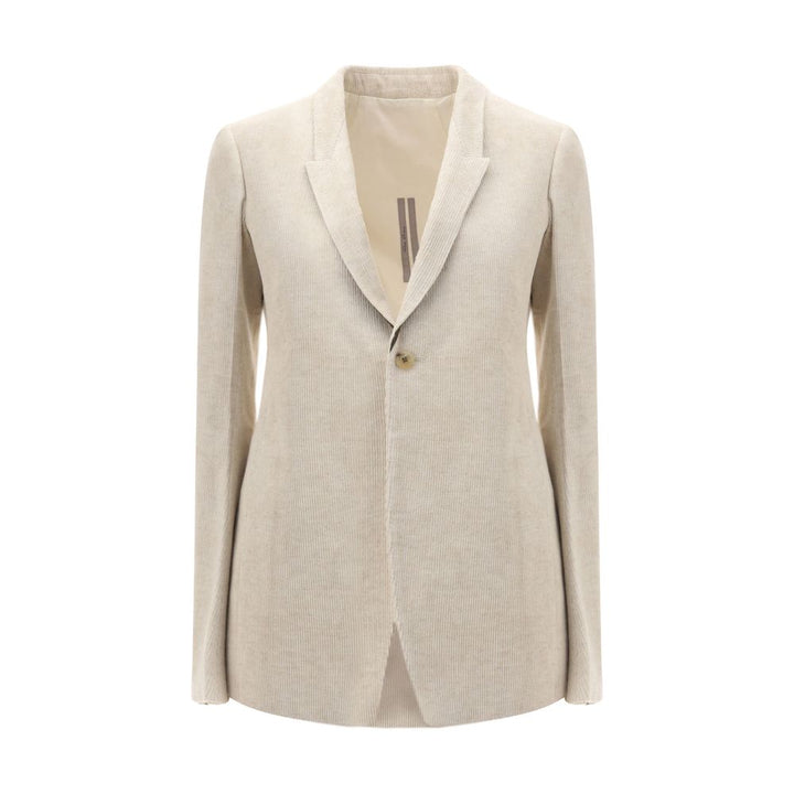 Rick Owens Beige Cotton Blazer