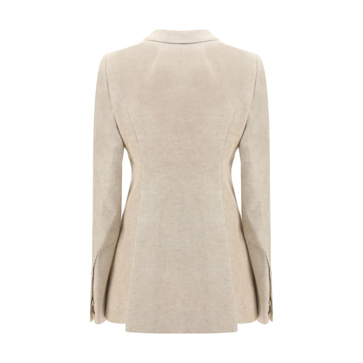 Rick Owens Beige Cotton Blazer