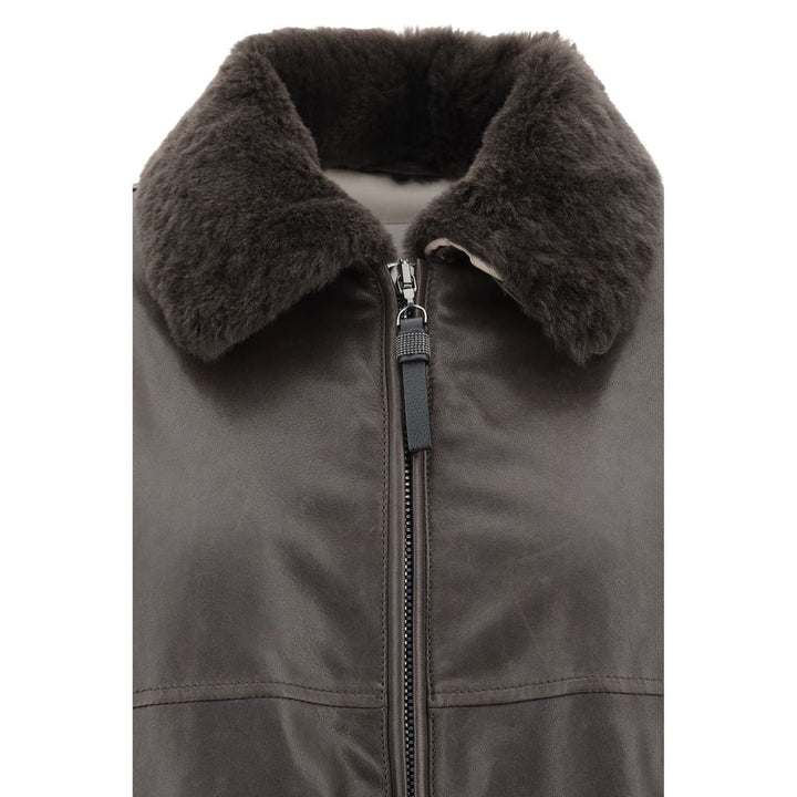 Brunello Cucinelli Leather Jacket