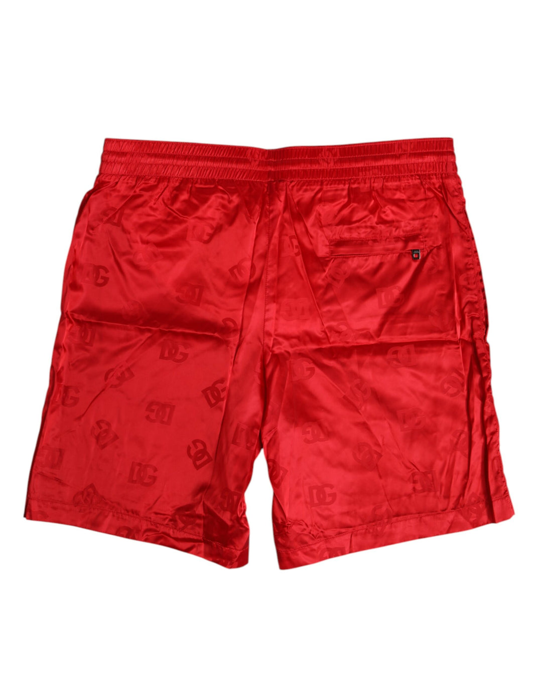 Dolce &amp; Gabbana Red Nylon Drawstring Beachwear Shorts Swimwear by Dolce &amp; Gabbana outlet now on sale