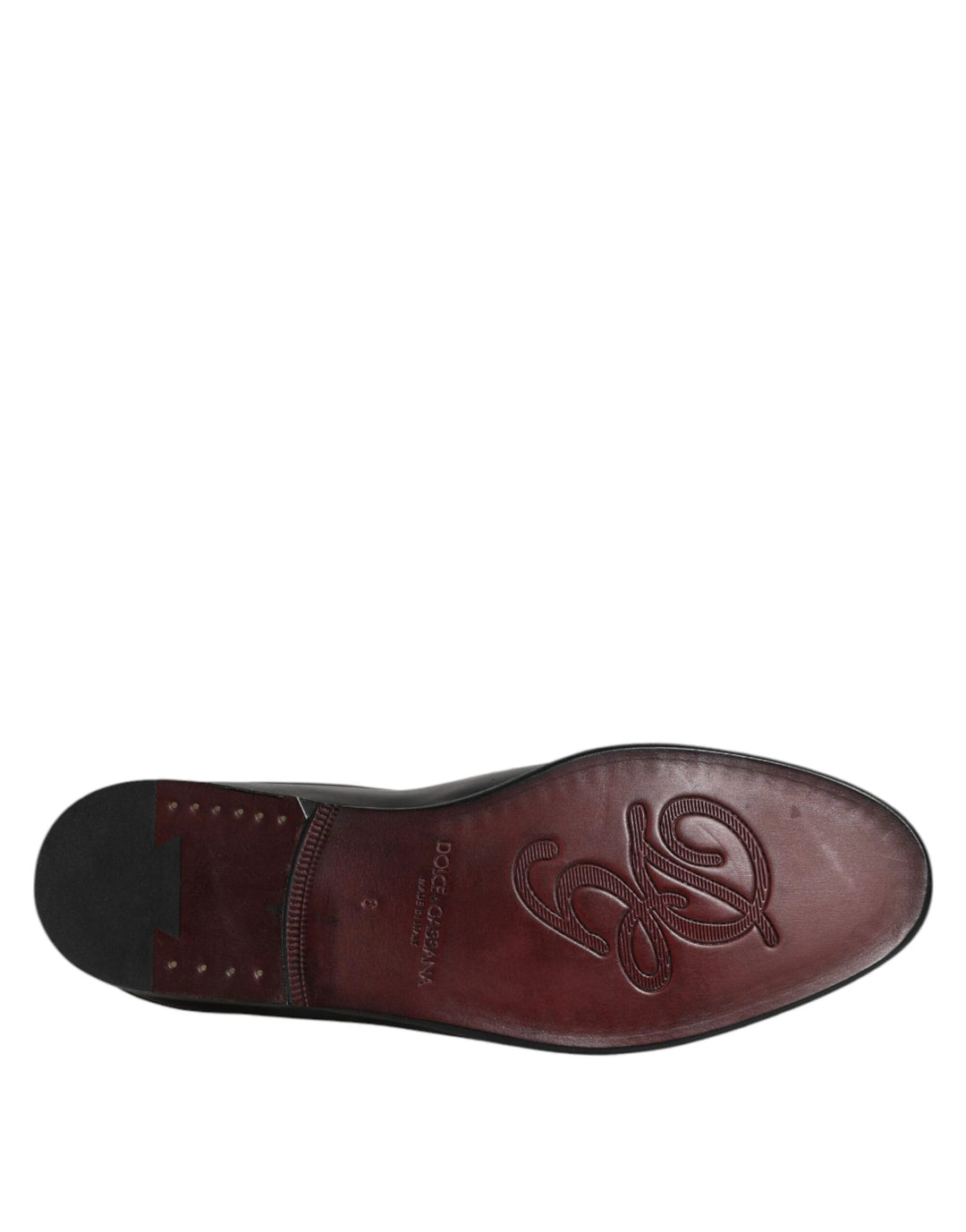 Dolce &amp; Gabbana Sample Sale Dolce &amp; Gabbana Black Calfskin Leather Slip On Loafers Shoes - | Designer outlet