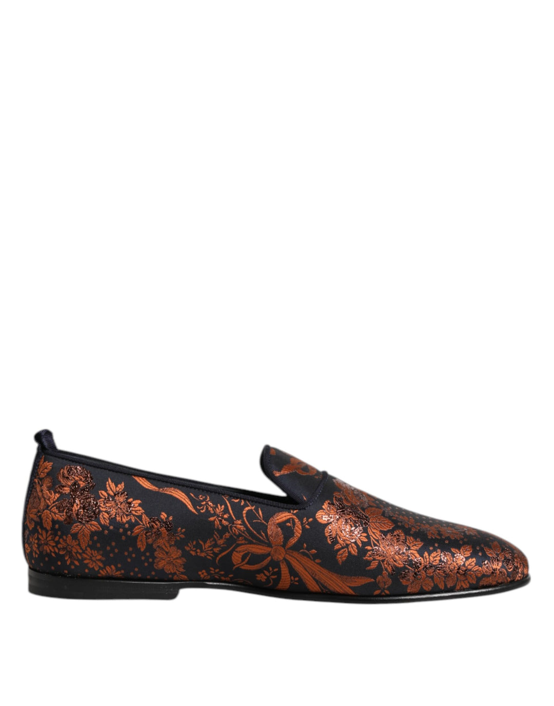 Dolce & Gabbana Black Jacquard Polyester Slip On Loafers Shoes by Dolce & Gabbana outlet now on sale