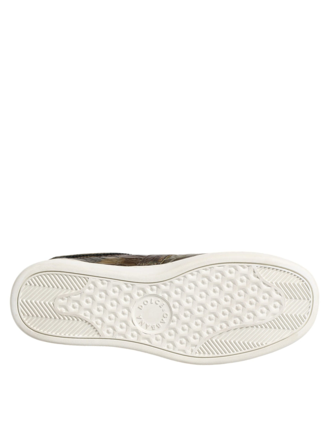 Dolce &amp; Gabbana Sample Sale Dolce &amp; Gabbana Brown Exotic Leather Low Top Sneakers Shoes - | Designer outlet
