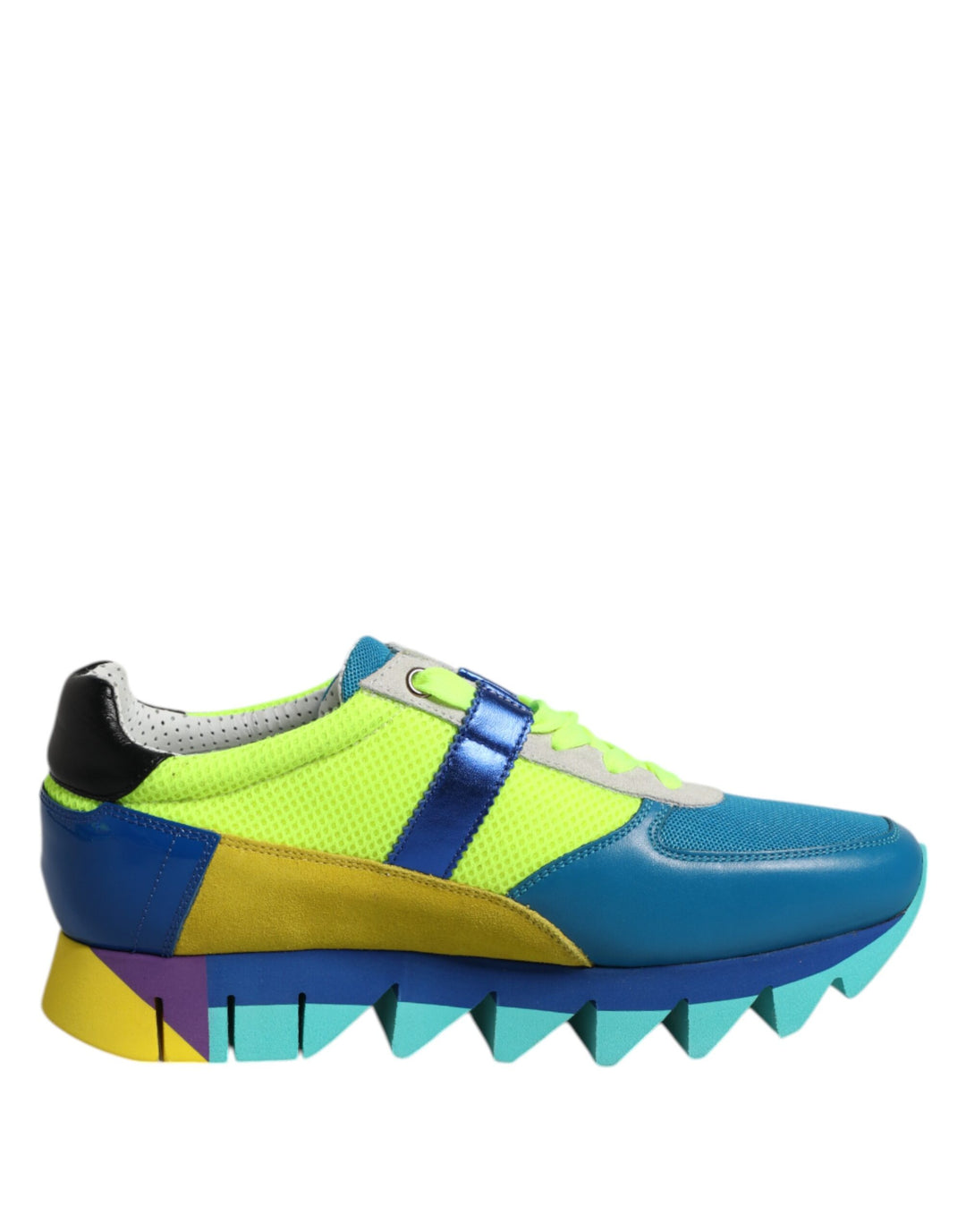 Dolce &amp; Gabbana Sample Sale Dolce &amp; Gabbana Multicolor Leather Low Top Men Sneakers Shoes - | Designer outlet