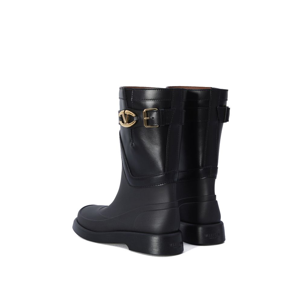 ブーツその他 Valentino Garavani VLogo The Bold Edition Rain Boots Valentino Garavani VLogo The Bold Edition Boots in Rubber