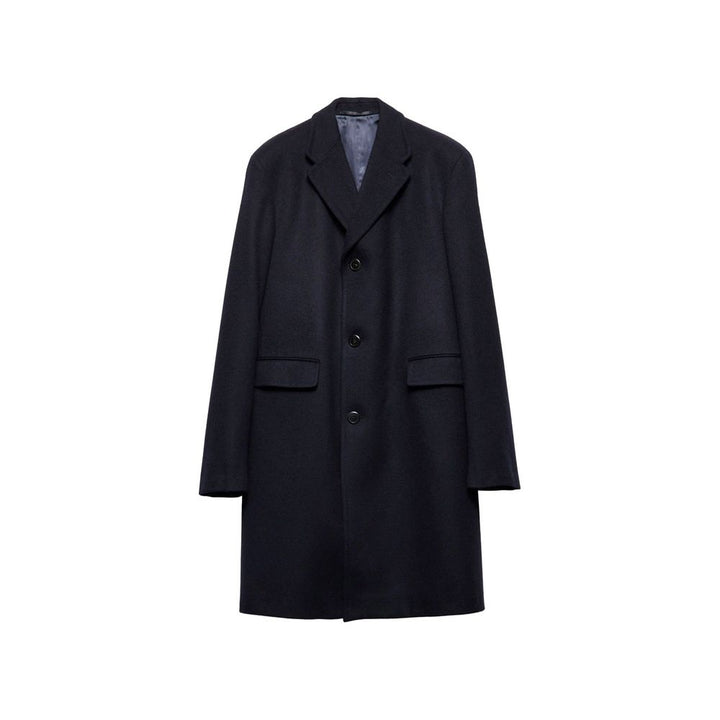 Prada Blue Wool Coat