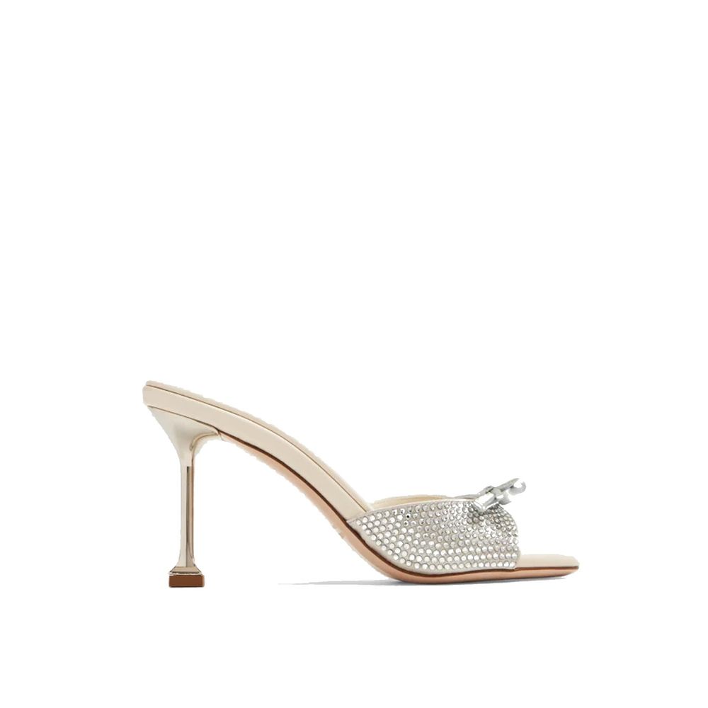 【送料&関税込】Miu Miu Leather Crystals Mules Miu Miu Leather Crystals Mules Up to 60% Off | Designer