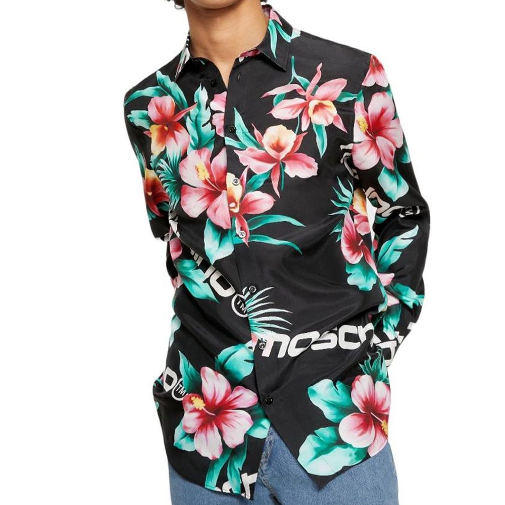 スカート MOSCHINO Printed Silk Shirt Printed silk satin shirt | Moschino