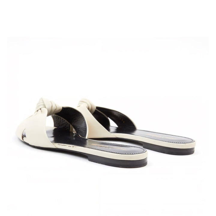 Saint Laurent Leather Slides
