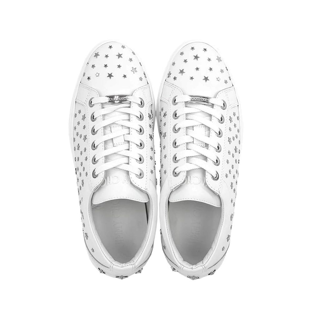 【送料&関税込】Jimmy Choo Cash Star Leather Sneakers Jimmy Choo Cash Star Leather Sneakers | Luxury Designer
