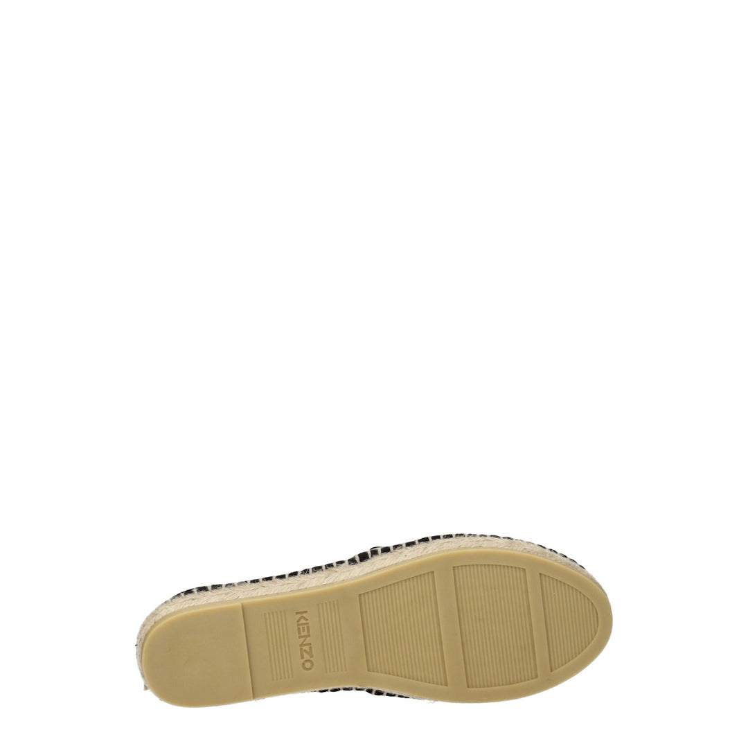 Kenzo Black Fabric Espadrilles