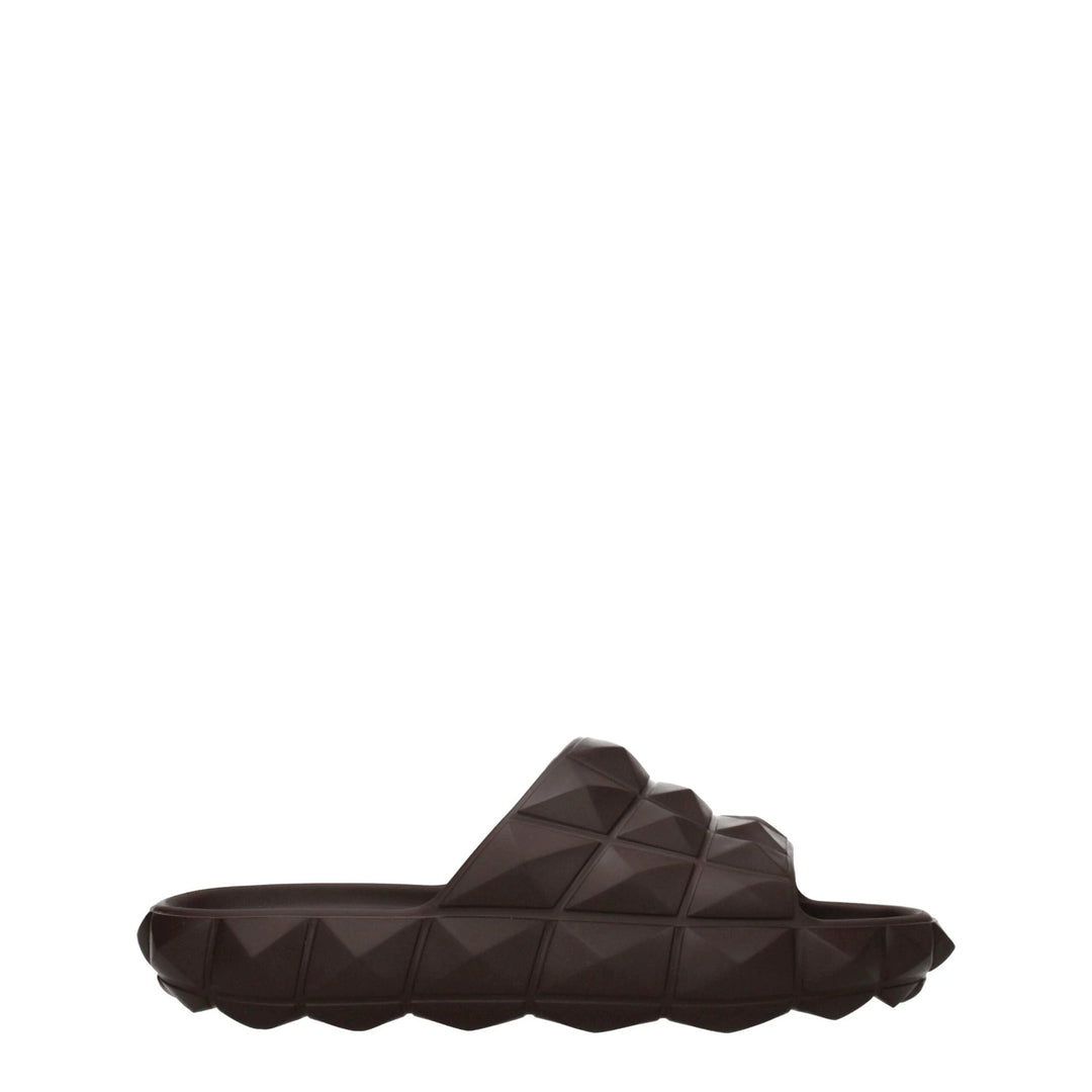 Valentino Garavani Sample Sale Valentino Garavani Brown Cotton Slippers - | Designer outlet
