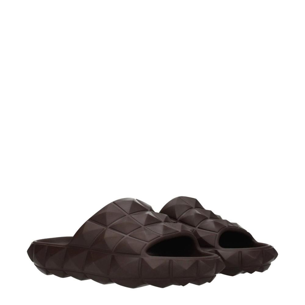 Valentino Garavani Sample Sale Valentino Garavani Brown Cotton Slippers - | Designer outlet