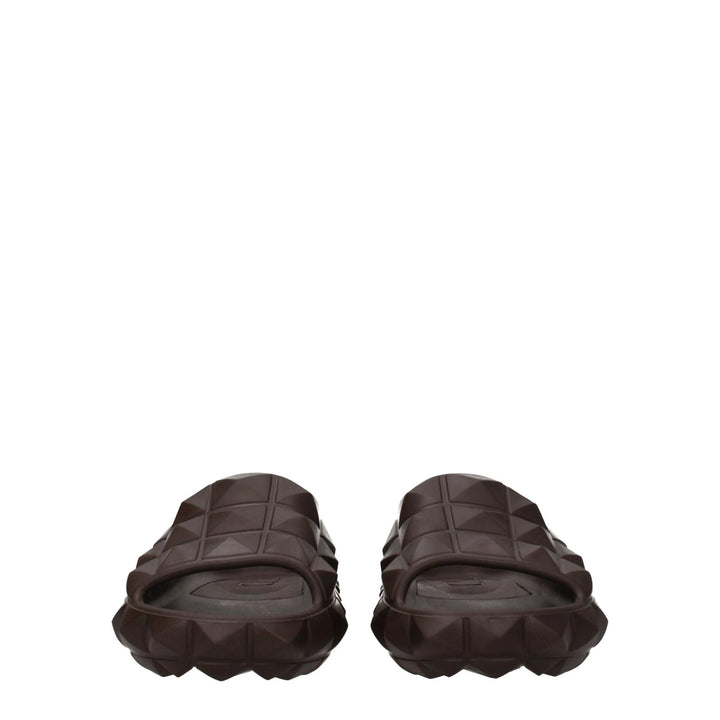 Valentino Garavani Sample Sale Valentino Garavani Brown Cotton Slippers - | Designer outlet