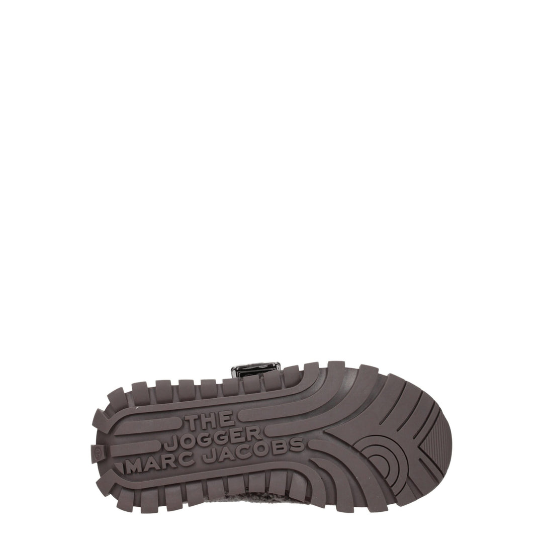 Marc Jacobs Gray Fur Chunky Sneakers