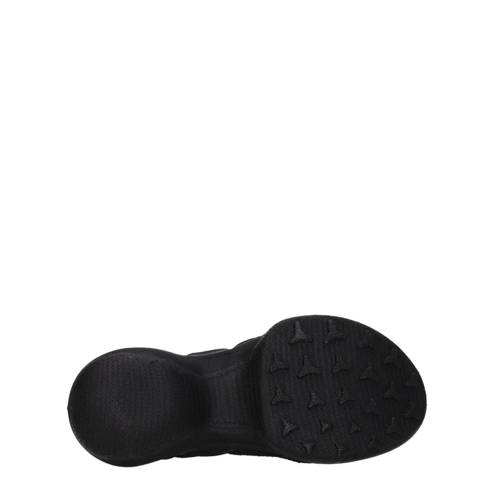 Givenchy Black Fabric Slip-On Loafers
