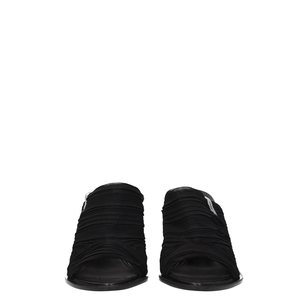 Premiata Black Fabric Platforms