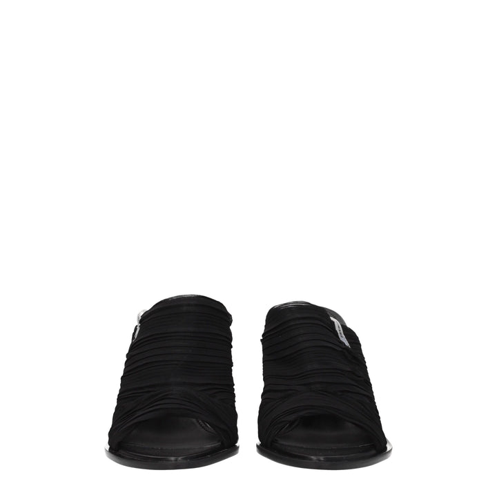 Premiata Black Fabric Platforms