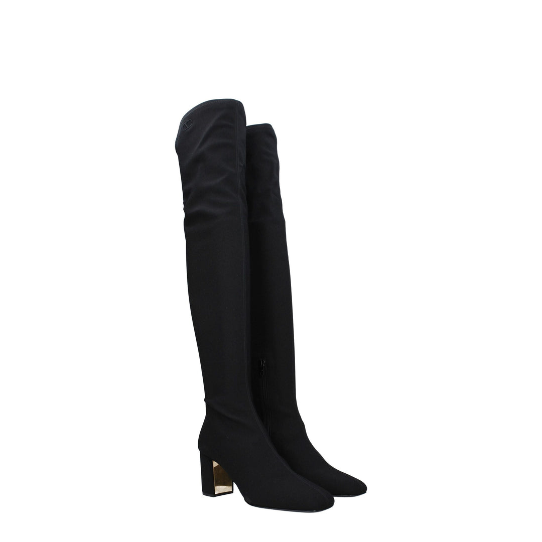 Valentino Garavani Black Fabric Over The Knee