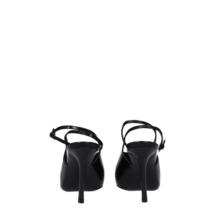 Givenchy Black Leather High Heel Pumps