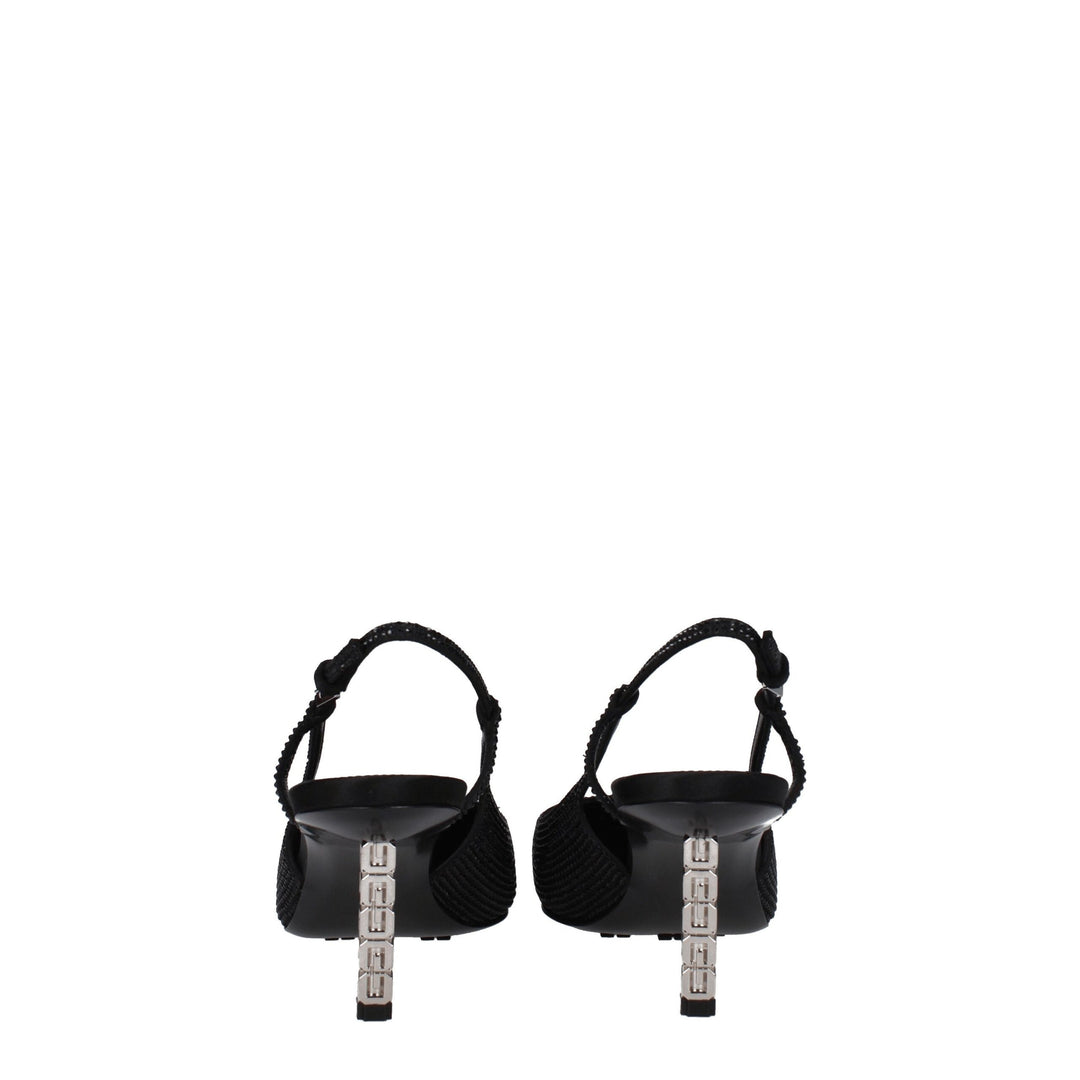 Givenchy Black Fabric High Heel Pumps