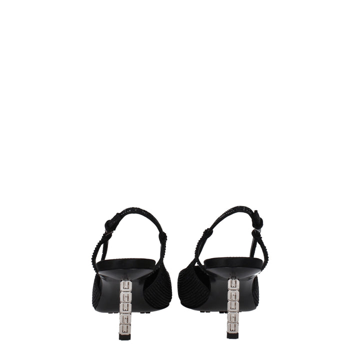Givenchy Black Fabric High Heel Pumps