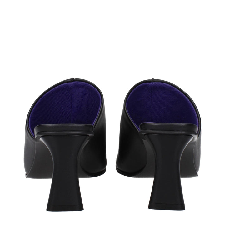 Stella McCartney Sample Sale Stella McCartney Black Leather Stiletto Heel Sandals - | Designer outlet