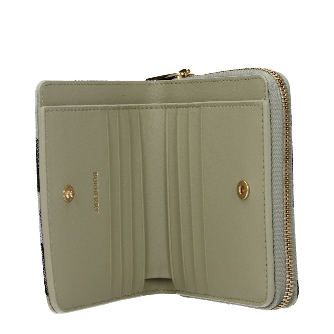 Burberry Beige Fabric Wallets